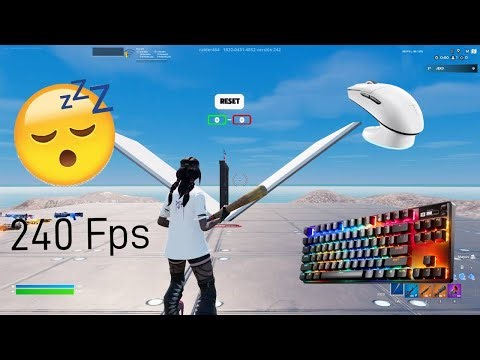 Keyboard and Mouse ASMR😴1v1 BuildFights 🏆 Satisfying Keyboard Fortnite 240 FPS 4K