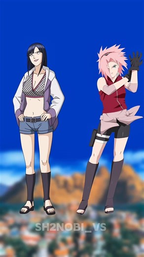 「日向ヒナタ vs くノ一」#naruto #hinata #sakura #kunoichis