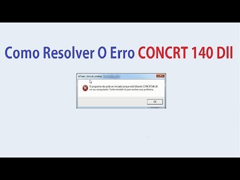 como Resolver O erro CONCRT 140 Dll em jogos de pc
