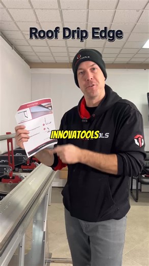 Innovatools Inc on Instagram: "How to bend a roof drip edge — clean and consistent. A simple method using Innovatools to get the job done without extra steps."