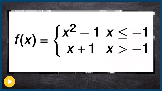 Determine if a piecewise function is continuous or discontinuous