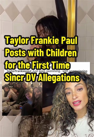 Taylor Frankie Paul posts with her Children for the first time since the DV allegations. #taylorfrankiepaul #updates #tatepaul #secretlivesofmormonwives ##greenscreen