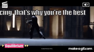 Equilibrium: Cleric practice on Make a GIF