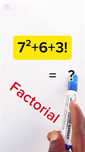Solve factorial math