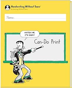 Learning Without Tears - Can-Do Print Student Workbook, Current Edition - Handwriting Without Tears Series - 5th Grade Writing Book - Print Writing, Language Arts Lessons - for School or Home Use