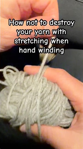 How not to destroy your yarn with hand winding #yarn
