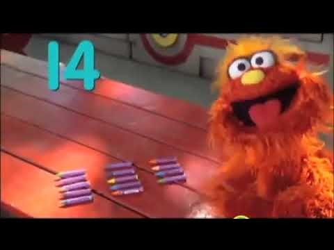 Number 14 with Sesame Street SD 480p