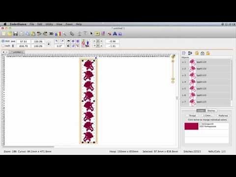 How to Create a Continuous Border with Embrilliance