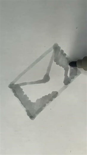 envelope for loved ones💌💌💌 #art #drawing #shorfsvideo