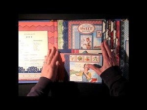 Double Paper Bag Recipe Scrapook Not-so-mini Album Graphic 45 Home Sweet Home (Tutorial available)