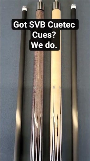 Check out these brand new Cuetec SVB Gen 2 cues in stock today at Billiard Towne in Nj just for you.