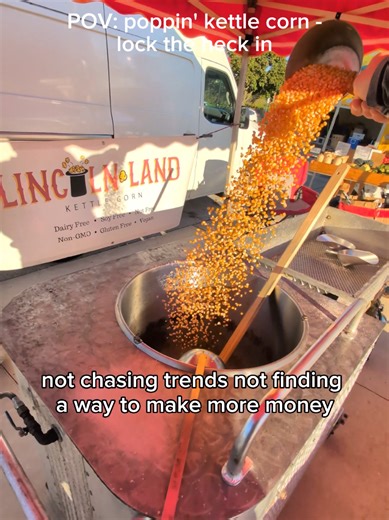 kettle corn prep & yap 🗣️ #popcornnate #lincolnlandkettlecorn #kettlecorn