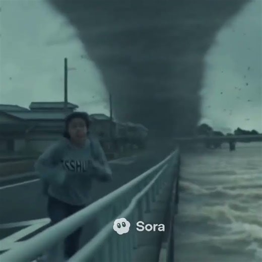 竜巻からの脱出 | Tornado Run | 龍捲風逃生 | Sora Cinematic Escape
