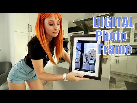 I NEVER had a PHOTO in my home until NOW! | Pastigio Digital Picture Frame 10.1" 1080p Touch Screen
