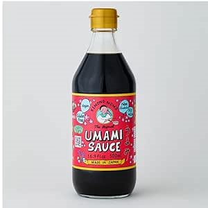 Kimono Mom UMAMI SAUCE, All purpose sauce, Authentic Japanese food, Plant-base, Vegan, Gluten-free, Non alcoholic, No added MSG, Umami seasoning, Made in JAPAN, MOE Kimono Mom, SUTAN, 16.9oz(500ml)