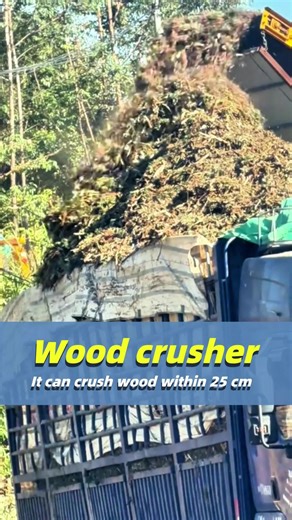 Timber terminator! One machine does the work of ten. Efficiency at its best #woodshredder #woodcipper #woodcursher