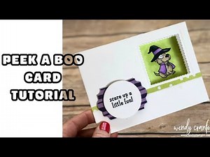 Peek A Boo Card Tutorial feat Trick Or Tweet Stampin' UP!