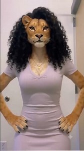 Lioness dancing to Tigrinya traditional music