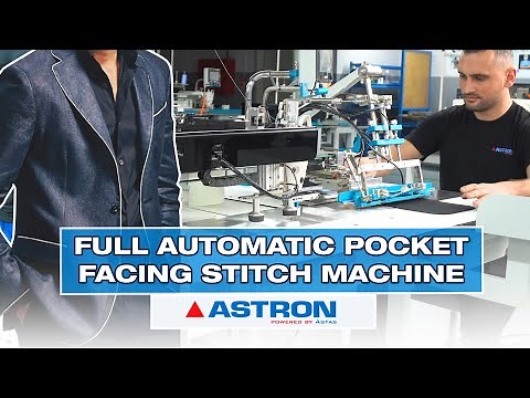 Full Automatic Pocket Facing Stitch Sewing Machine for Trousers and Jackets | ASTRON AST-9000/CP-CKD