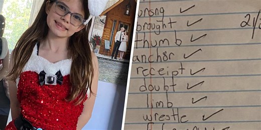 A 4th Grader’s Spelling Test Is Going Viral All Because of 1 Unexpected Detail