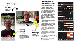 A One-Page Guide to using the Teleprompter