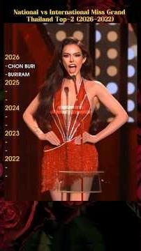 👑 Thailand’s Pageant Powerhouses! Top 2 Evolution (2022–2026) 🇹🇭✨