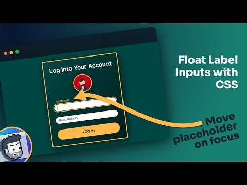 Float Input Labels with CSS