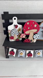 Summer Ladybug Bench Laser Cut File, Summer Interchangeable Bench Sign, Spring Laser Cut File, Holiday Sign Laser File, Ladybug Laser SVG - Etsy