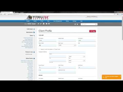PitBullTax Quick Start Tutorial