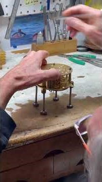 Reassembling a French Clock… Then a Spider Attacked 🕷️⏰ #clockrepair