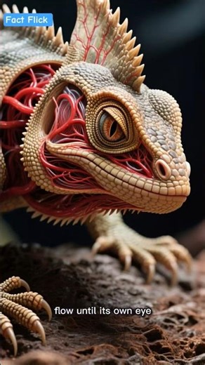 “This Lizard Shoots Blood From Its Eyes… Here’s Why 😳🩸”