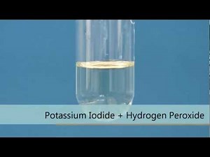 Potassium Iodide + Hydrogen Peroxide