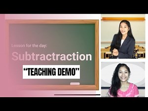 Math (Subtraction) Teaching Demo for students with ADHD
