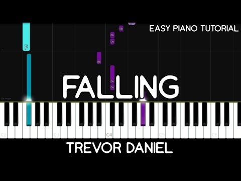 Trevor Daniel - Falling (Easy Piano Tutorial)