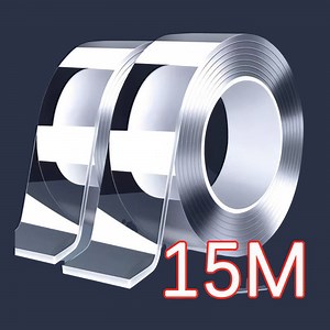 Heavy Duty Double-Sided Nano Tape Reusable Strong Stick Mounting Gel Clear Tape  | eBay UK