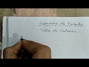 How To Make Synopsis Of Projects | Mini and Major Project | B.tech Engineering CSE | Synopsis Topics