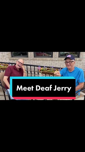 Meet Kenny’s new 80 year old deaf buddy, Jerry and learn a few signs. #senior #seniorcitizen #asl #veteran #fyp #SyncYourMiO @didyouknowthatasl