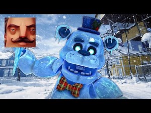 Hello Neighbor Winter - but Neighbor Fast Freddy Frostbear