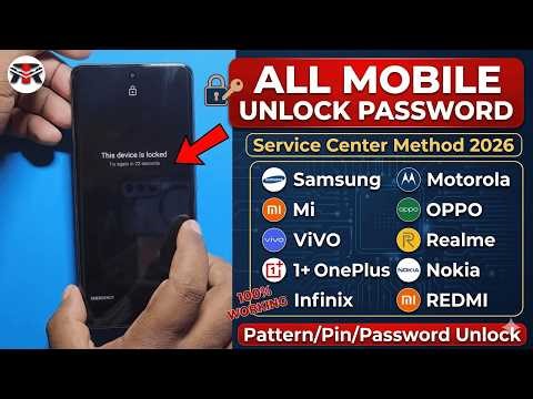 How To Unlock Android Phone Without Password | Pattern/Pin/Screen Lock Unlock/Remove Without Pc