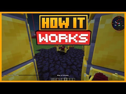 🟨 HOW the INFUSION ALTAR WORKS in the VAMPIRISM MOD in MINECRAFT