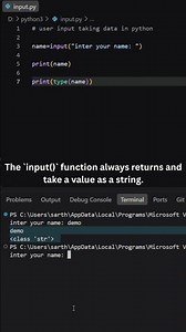 input () function in python || user input taking data in python || #python #inputfunction