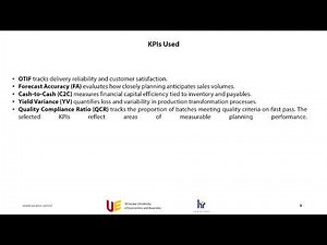 Applying the SCOR Model to Evaluate Planning Efficiency in A Supply Chain