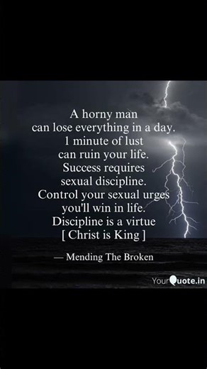 Master Your Lust or Lose Everything 💥🔥 Discipline Wins | Christ is King 👑#love #of #life
