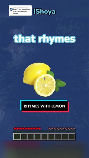 Minecraft Lemon Rhymes Challenge - Finding Diamonds in Minecraft