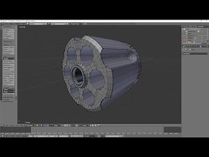 Blender 3D - Modeling #17 Colt Python cylinder part2