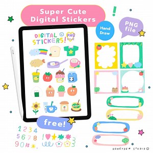 Hand-drawn Colored Pencil Sticker Pack – 26 PNG Planner Stickers (digital Download) - Etsy