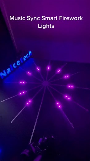 Music Sync Smart Firework Lights#LED Smart Strips Combination