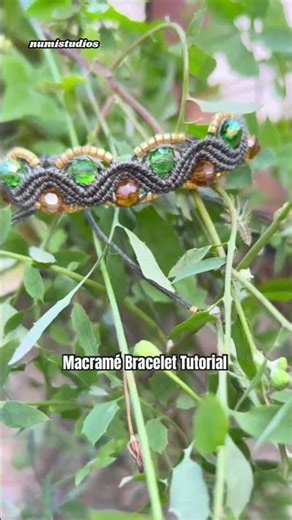 macramé tutorial on my channel 💚#diymacramé #macrame #macrametutorial #diy #macramebracelet