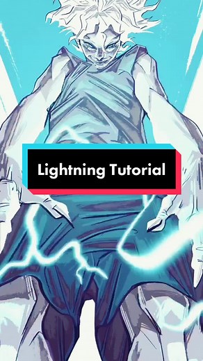 Killua's Lightning Tutorial | Anime Manipulation on Ibispaint X