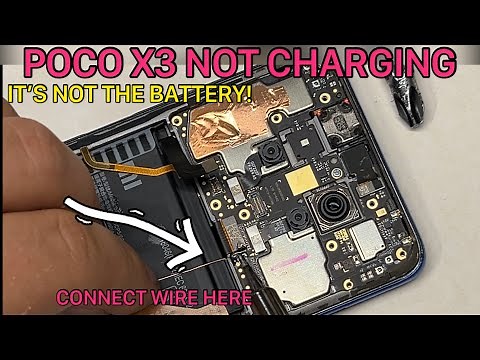 POCO X3 NOT Charging Battery Problem - FREE Repair DIY